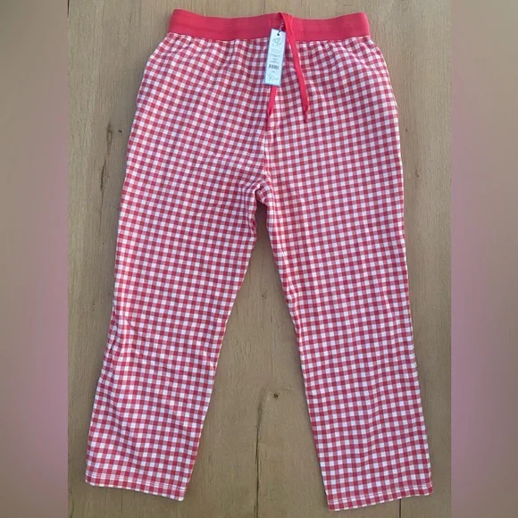 Draper James Pink Gingham Pull on Pants size L NWT - Picture 4 of 6